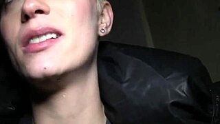 i'm the shorthaired beauty fuckin' outdoors, suckin' big cocks