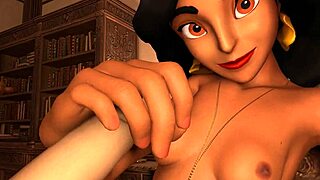 jasmine spreads her legs for flynn in aladdin tangled parody, wanna see?