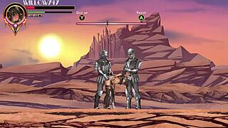 Playing hentai game Estella 001 with fun emojis 😍