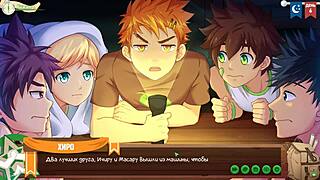 game friends camp episode 6 - keitaro jerking off in the shower