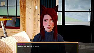 My new family explores erotic hentai games with big tits and ass 😏