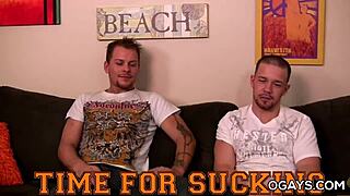 Intense Sucking Session With Nick Decker And Isaac Conn