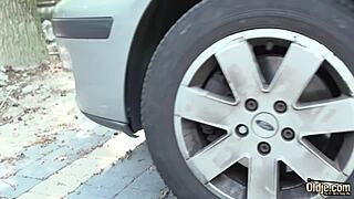 young blonde teen seduces a wrinkled old man for intense doggystyle pounding