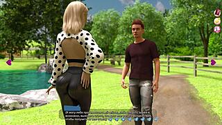 Complete Gameplay - Helping the Hotties Part 7 with Horny Blonde Milf Fingering.