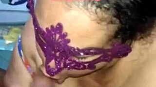 latina puta jerks and milks dick with big natural tits 😏