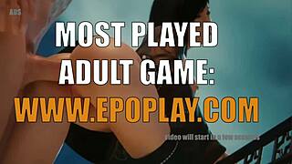 i'm lovin this big 3d ass on the booty game character, it's so hot