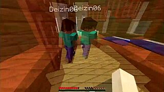 Bald young guys and the priest showing his staff in Iggsburn Village part 2.