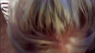 amateur ex-girlfriend takes multiple cum shots from big cock