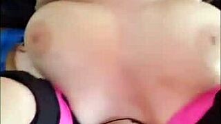 Busty Teen with Big D Cup Tits Bounces Wildly in Roommate Scene