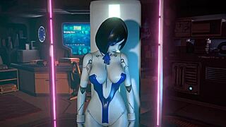 What if demi sex robot upgrades her tits and assfucking in this 3d parody?