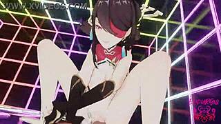 Beidou Unmasked Bitch Squirts Riding