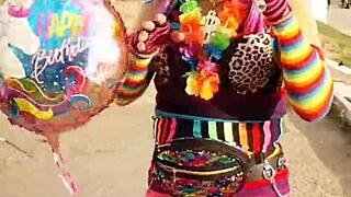 Story of tandoori dick 69 in crossdressing with skirt and panties