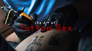 Tattoo Artist Delivers Rough Hardcore Fuck to Cute Young Hentai Girl in Studio