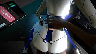 What if demi sex robot upgrades her tits and assfucking in this 3d parody?