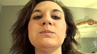 Amateur POV sex where the girl bends over for doggystyle and eats cum fries.