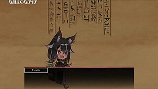 Playing hentai game Estella 001 with fun emojis 😍