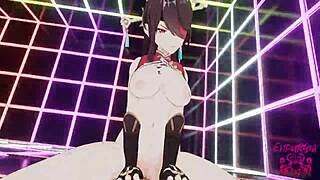 Beidou Unmasked Bitch Squirts Riding