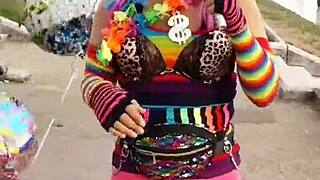 Story of tandoori dick 69 in crossdressing with skirt and panties