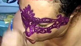 latina puta jerks and milks dick with big natural tits 😏