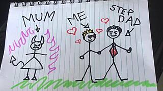 step dad interrogates prisoner with unconventional measures