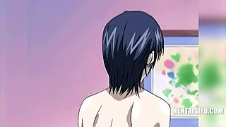 Hentai drama unfolds as a stepson is begged not to leave.