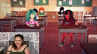 Group banging prostitute in cartoon anime hentai gangbang with creampie and swallow cum