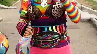 Story of tandoori dick 69 in crossdressing with skirt and panties