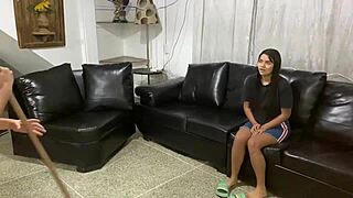 i never knew my neighbor was lesbian, now we’re licking and grinding in hardcore latina action every night.