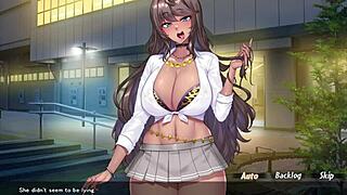 Elis Route Oiled Up On Old Man's Monster Cock!