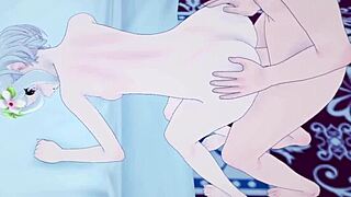 kokkoro and chieru share intense creampie sex in princess connect hentai