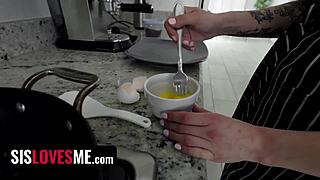 Angel Windell, Sweet Teen Babe, Craves Her Stepbrother's Loving Touch In Missionary And Oral Play