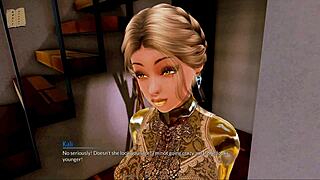 Super Milf Blonde Rough Interracial