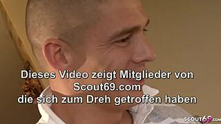 redhead stepmom banged by virgin son in wild german action