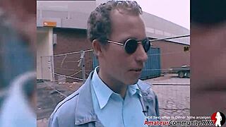 Stairwell Blowjob And Hot Milf Sex With Fake Tits Boots Shoes Cum Dating Sofa