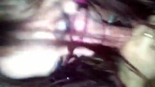 Sloppy head on a big cock in homemade video