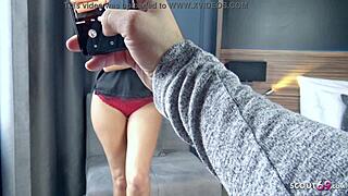 yo, wanna see this teen secretary with big natural tits bang at casting?