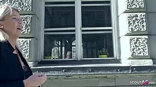 yo, wanna see this teen secretary with big natural tits bang at casting?