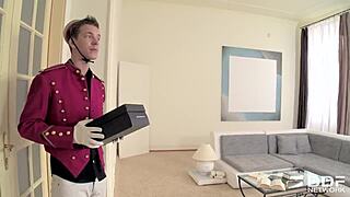 Special Guest Threesome with Aurelly Rebel Features Her Asshole Fucked Hard in Double Penetration