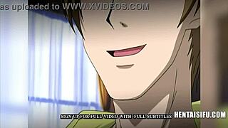 Hentai drama unfolds as a stepson is begged not to leave.