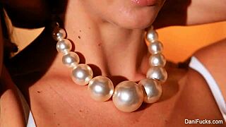 Dani Daniels explores glamorous lesbian fetish desires