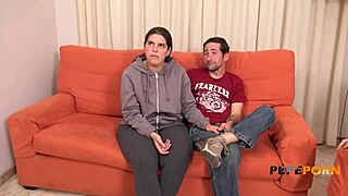 My cuckold husband’s fantasy is watchin’ me get drilled hard... gosh, it’s a wild 3some!