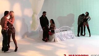 Threesome XXX Videos - Trios Banging in Hotel Rooms