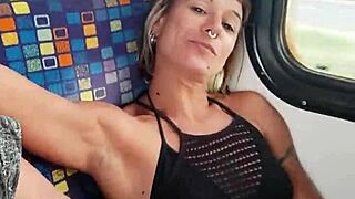 Suck his monster cock on crowded train?