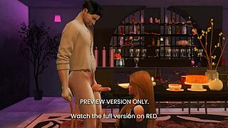 3D animated porn with a dinner scene - a sneak peek of an upcoming Hentai series