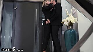 21Sextury boss babe Angelika Grays secures assfucking from the big dick rich guy.