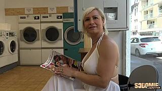 kim milf with big tits bangs two young guys