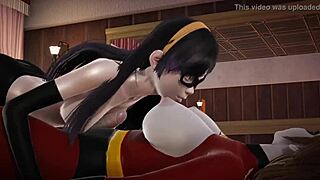i got creampied by helen in this double futa scene with violet parr