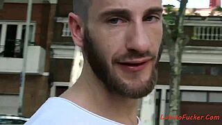 Latin gay seals financial deal with raw anal