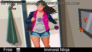 Get some erotic ninja action with our adult eroge game