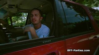 Cuban big tit sluts sharing cock in foursome, wow! 😈🍑